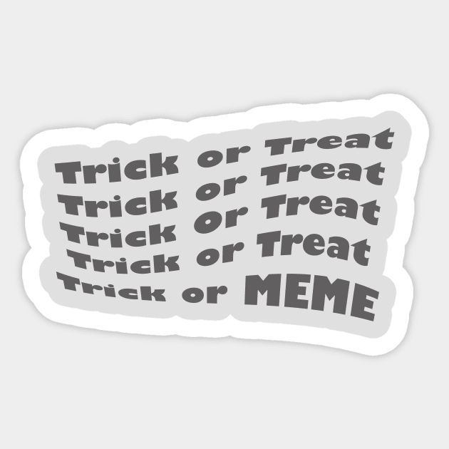 Trick or Meme? Sticker by felalfians